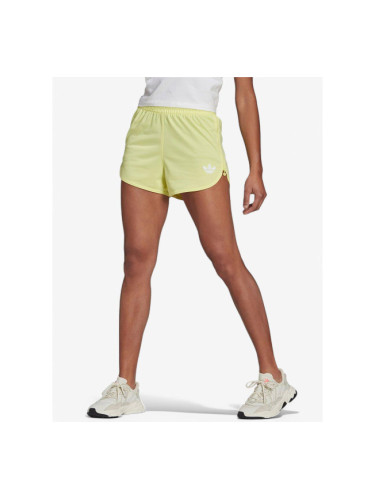 ADIDAS Originals Zip-Up Shorts Yellow