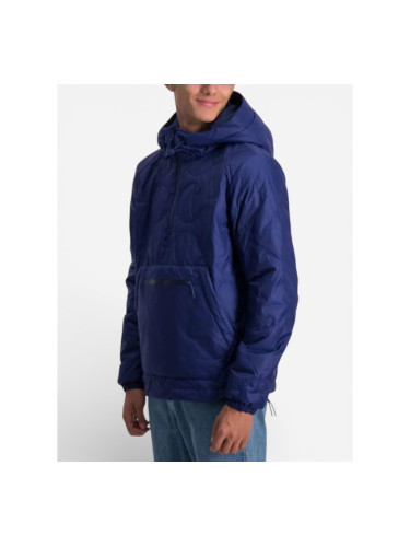 ADIDAS Down Quilt Half Zip Jacket Blue