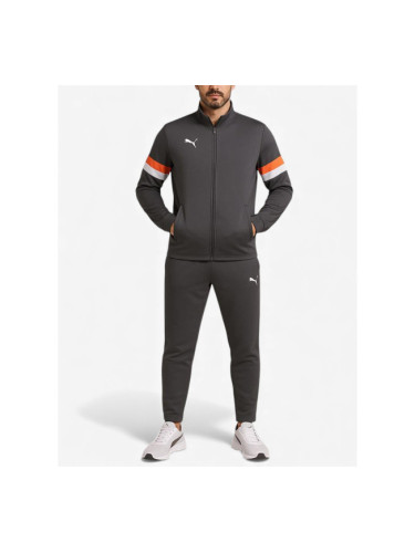 PUMA IndividualRise Slim Fit Football Tracksuit Grey