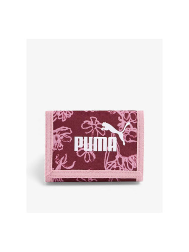 PUMA Phase All-Over Print Wallet Pink