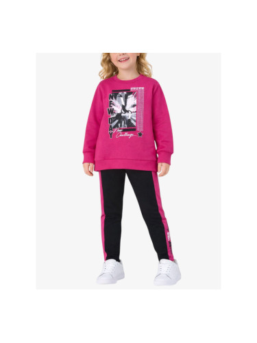 CHICCO Girls Tracksuit Pink/Black