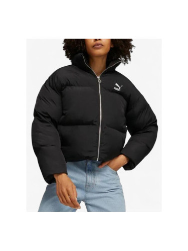 PUMA Classics Oversized Puffer Jacket Black
