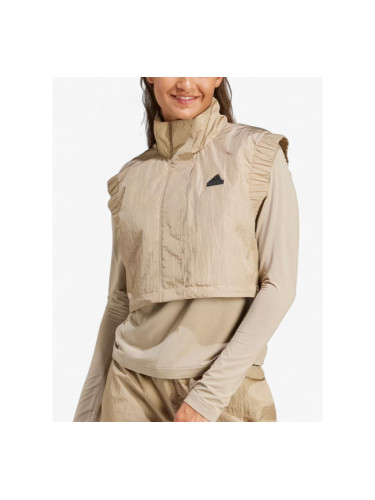 ADIDAS Sportswear City Escape Crop Vest Beige