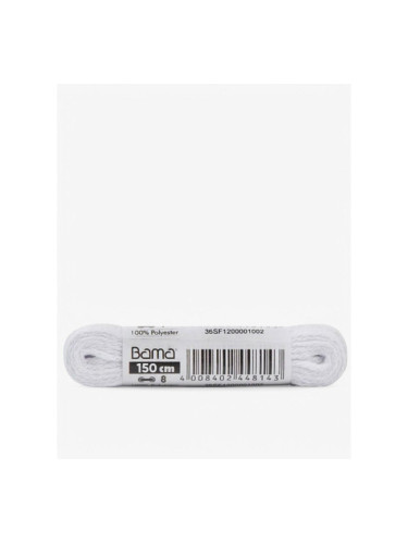 BAMA Flat Laces White -150cm