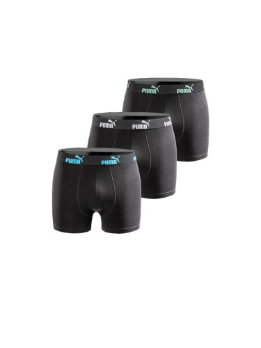 PUMA 3-Packs Boxer Shorts Jet Black