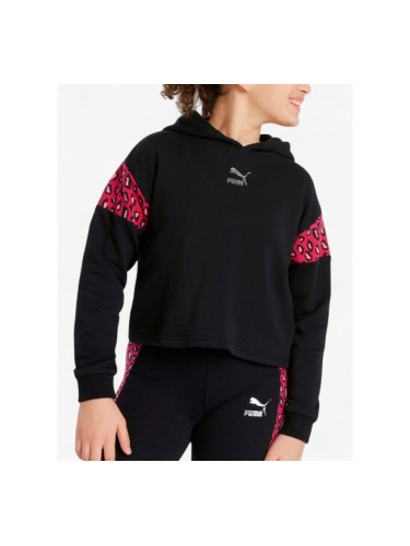 PUMA Classics Summer Roar Hoodie Black