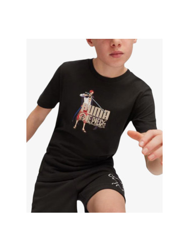 PUMA x One Piece Youth Graphic Tee Black