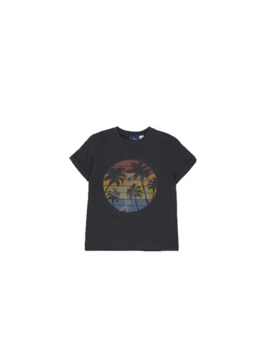 CHICCO Boys Palms Tee Dark Blue