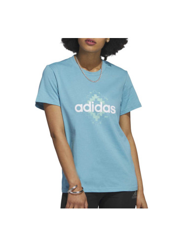 ADIDAS Woven Sports Tee Blue