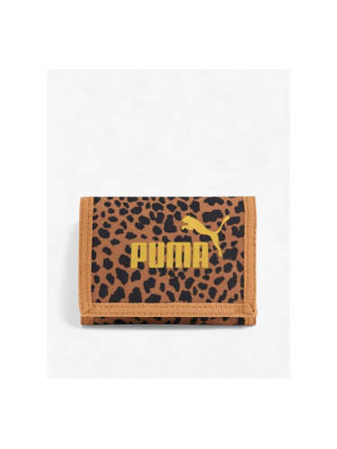 PUMA Phase All-Over Print Wallet Brown