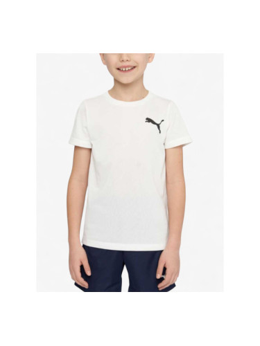 PUMA Active Small Logo Tee White
