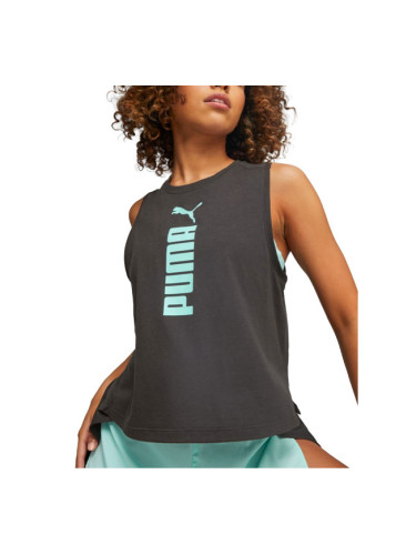 PUMA Fit Tri-Blend Tank Black