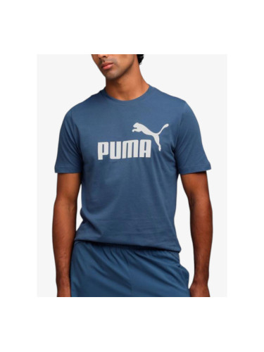 PUMA Essentials No. 1 Logo Tee Blue