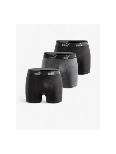 PUMA 3-Packs Boxer Shorts Black Combo