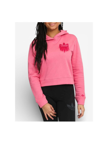 ADIDAS Cropped Hoodie Pink