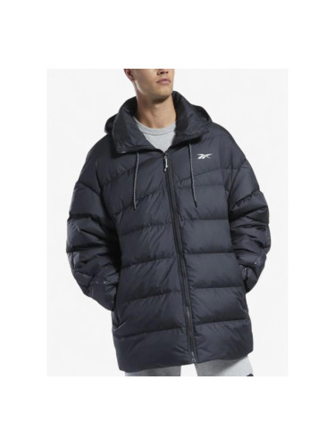 REEBOK Vector Long Down Jacket Black