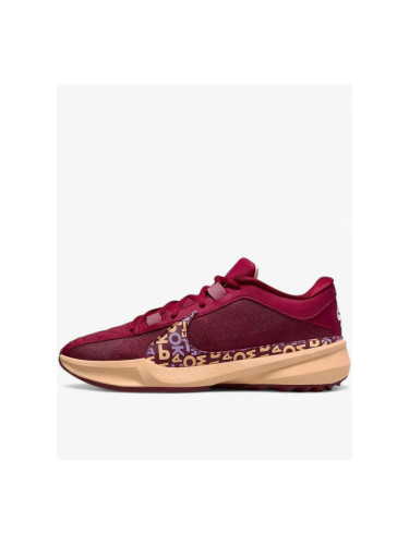 NIKE x Giannis Zoom Freak 5 Alphabet Bros Basketball Shoes Burgundy
