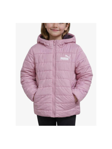 PUMA Essentials Hooded Padded Jacket Pink