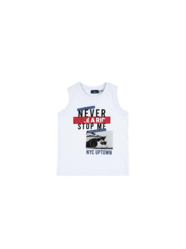 CHICCO Boys Never Stop Me Tank White/Multi