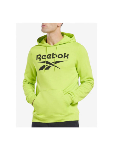 REEBOK Identity Big Logo Fleece Hoodie Yellow