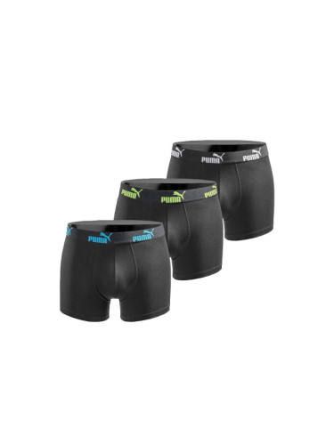 PUMA 3-Packs Boxer Shorts Tripple Black