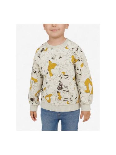 ADIDAS x Disney Mickey Mouse Sweatshirt Off White/Yellow