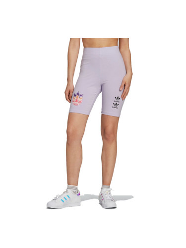 ADIDAS Originals Logo Play Short Tights Purple