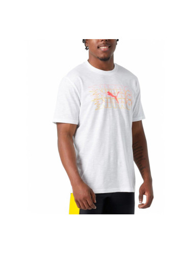 PUMA Graphic Nitro Tee White