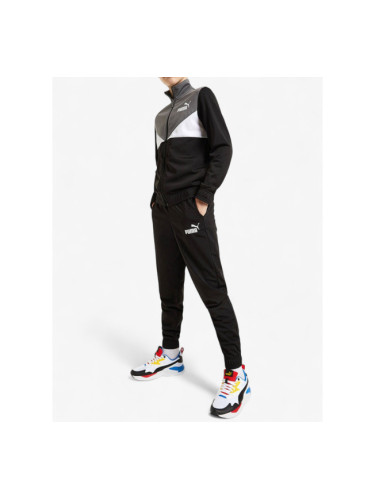 PUMA Colorblock Poly Suit Black/Grey