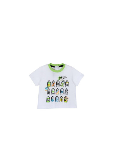 CHICCO Boys Tee White/Green