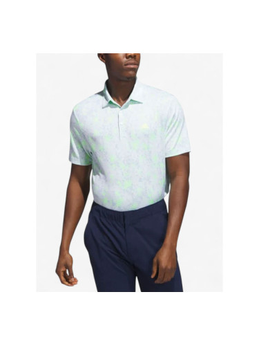 ADIDAS Burst Jacquard Polo Green