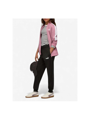 PUMA Poly Baseball Tracksuit Pink/Black