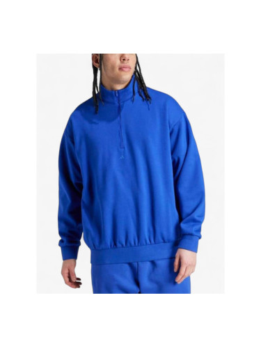 ADIDAS Basketball Half-Zip Sweatshirt Blue
