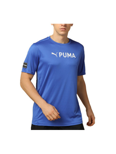 PUMA Fit Logo Tee Blue