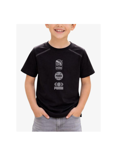 PUMA Active Sports Graphics Tee Black