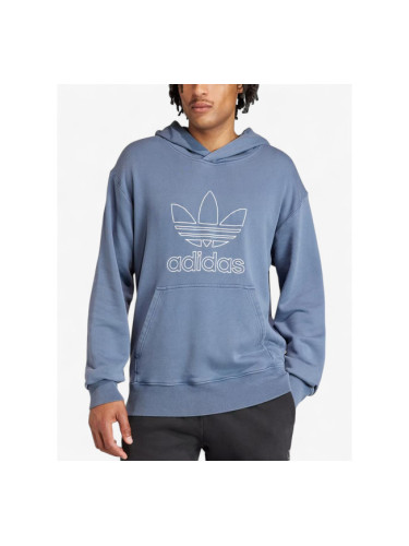 ADIDAS Originals Adicolor Outline Trefoil Hoodie Blue