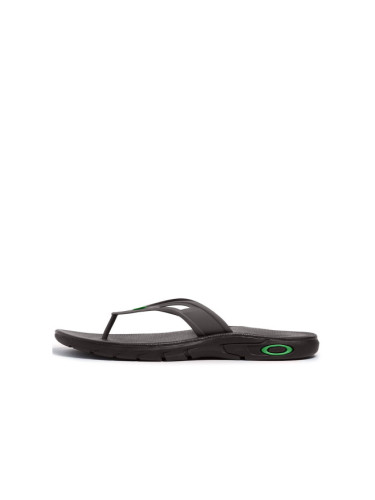 OAKEY Akley Ellipse Flip Flops Green/Black