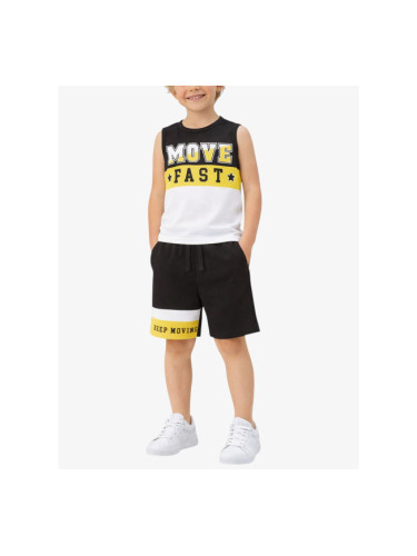 CHICCO Boys Shorts And Tank Top Set Black/White