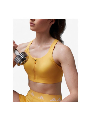ADIDAS Tailored Impact Luxe High-Support Zip Bra Yellow