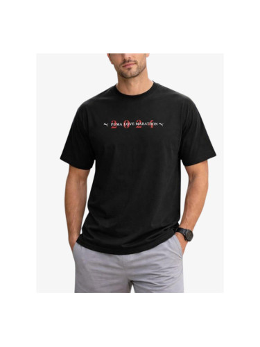 PUMA Love Marathon Graphic Tee Black
