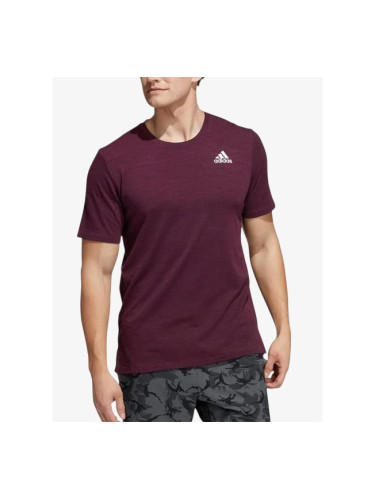 ADIDAS Workout City Elevated Tee Burgundy