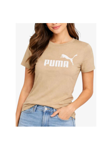 PUMA Essentials Logo Tee Brown