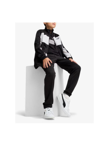PUMA Poly Colorblock Tracksuit Black/White
