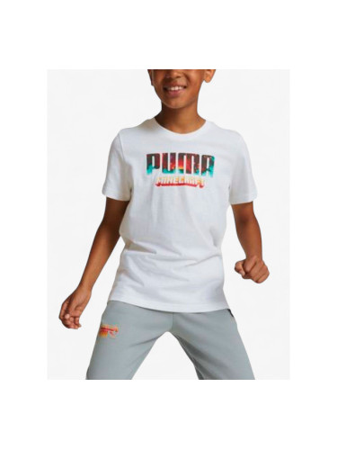 PUMA x Minecraft Graphic Tee White