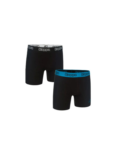 KAPPA 2-Pack Boxershorts Black/Blue