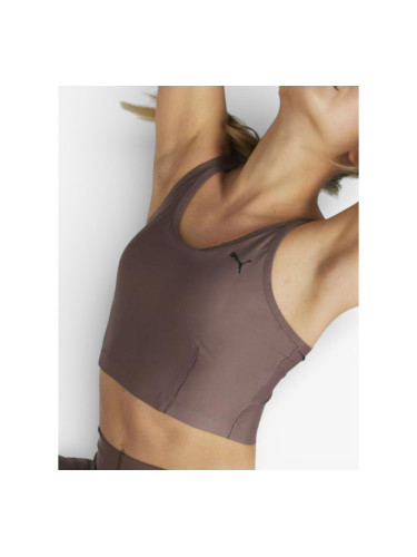 PUMA Studio Ultrabare Strappy Training Crop Top Purple