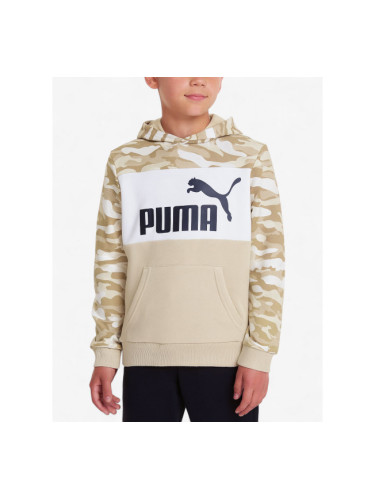 PUMA Essentials Camo Hoodie Beige
