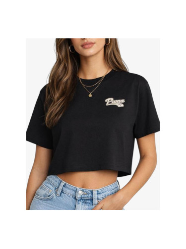 PUMA Script Tee Black