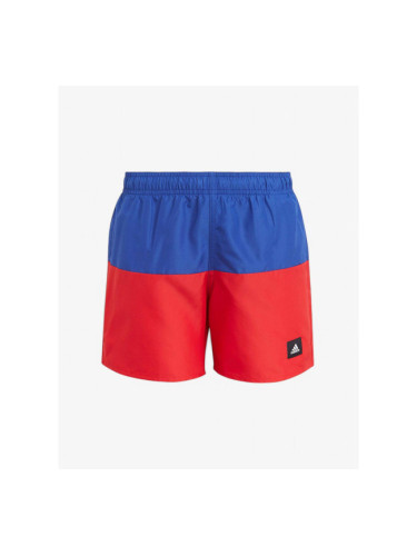 ADIDAS Colorblock Swim Shorts Red/Blue