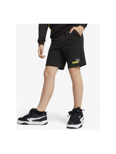 PUMA Essentials+ 2 Color Logo Shorts Black/Yellow